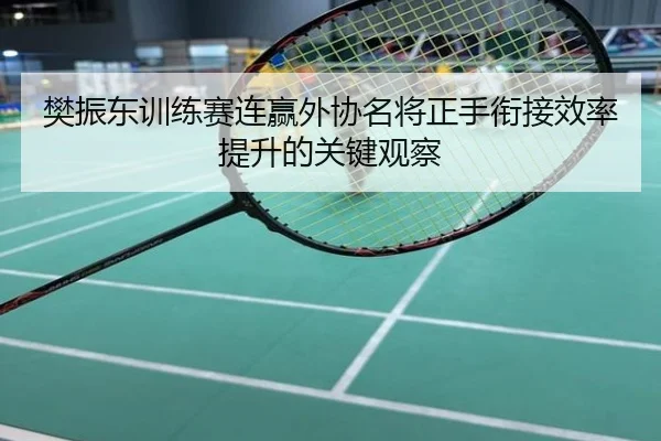 樊振东训练赛连赢外协名将正手衔接效率提升的关键观察